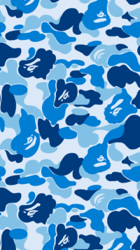 Blue Bape Wallpaper Iphone