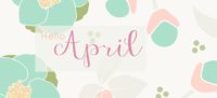 Hello April Wallpaper