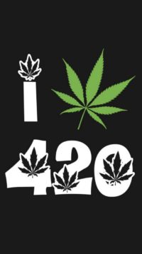 I Love 420 Wallpaper