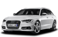 White Audi Transparent Wallpaper