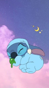 Stitch Sleeping Wallpaper