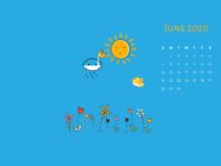 2020 June Calendar