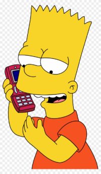 Bart Simpson Transparent Wallpaper