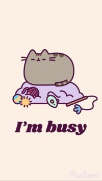 Busy Pusheen Wallpaper 2