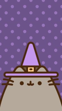 Halloween Pusheen Wallpaper 2