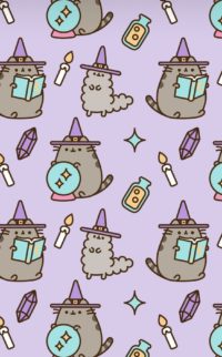 Halloween Pusheen Wallpaper