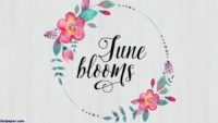 June Blooms Wallpaper