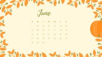 June Calendar 2020