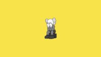 Kaws Yelllow Wallpaper