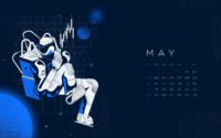 May 2020 Calendar Background