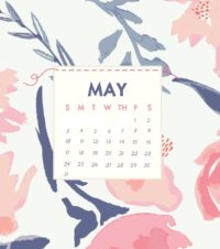 May Calendar 2020