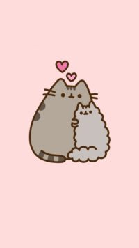 Pusheen Love Wallpaper