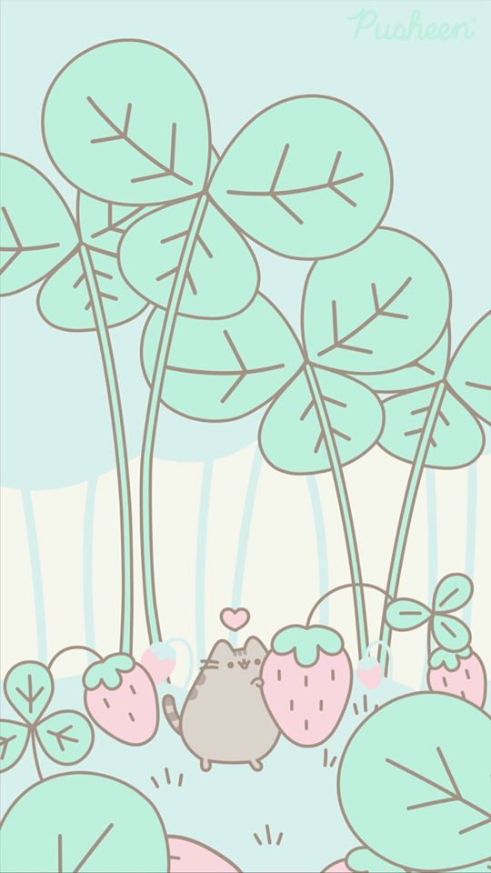 Pusheen Strawberry Wallpaper - KoLPaPer - Awesome Free HD Wallpapers