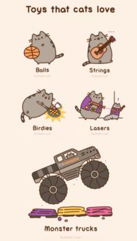 Pusheen Toys Wallpaper