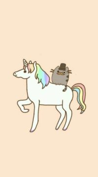 Unicorn Pusheen Wallpaper