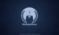 Anonymous Blue Wallpaper