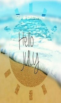 Hello July Background 2