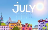 July Calendar Wallpaper 2020