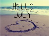 Wallpaper Hello July 2