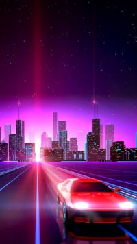 Car Vaporwave Wallpaper