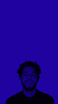 J Cole Blue Wallpaper