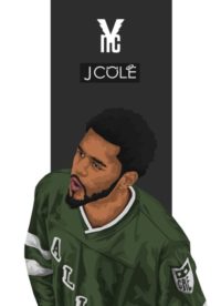 J Cole Drawing Wallpaper