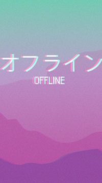 Vaporwave Offline Wallpaper