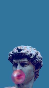 Vaporwave Sculpture Wallpaper