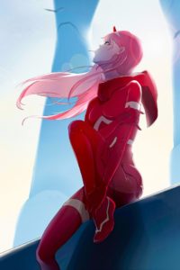 Cool Zero Two Wallpaper