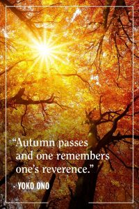 Autumn Passes Quote