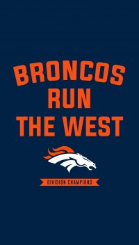 Broncos Run The West Wallpaper