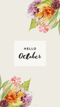 Cute October Wallpaper