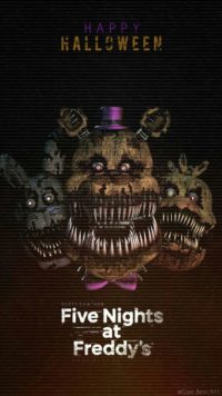 FNAF Halloween Wallpaper