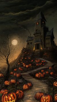 Halloween Castle Wallpaper