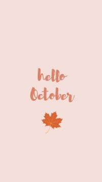 Hello October Wallpaper