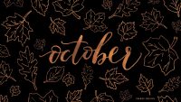 October 4K Wallpaper