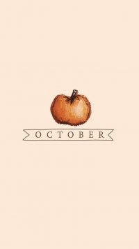 October Pumpkin Wallpaper