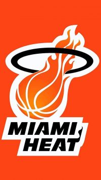 Orange Miami Heat Wallpaper