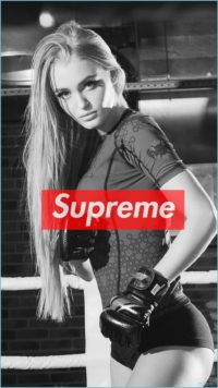 Supreme Girl Wallpaper