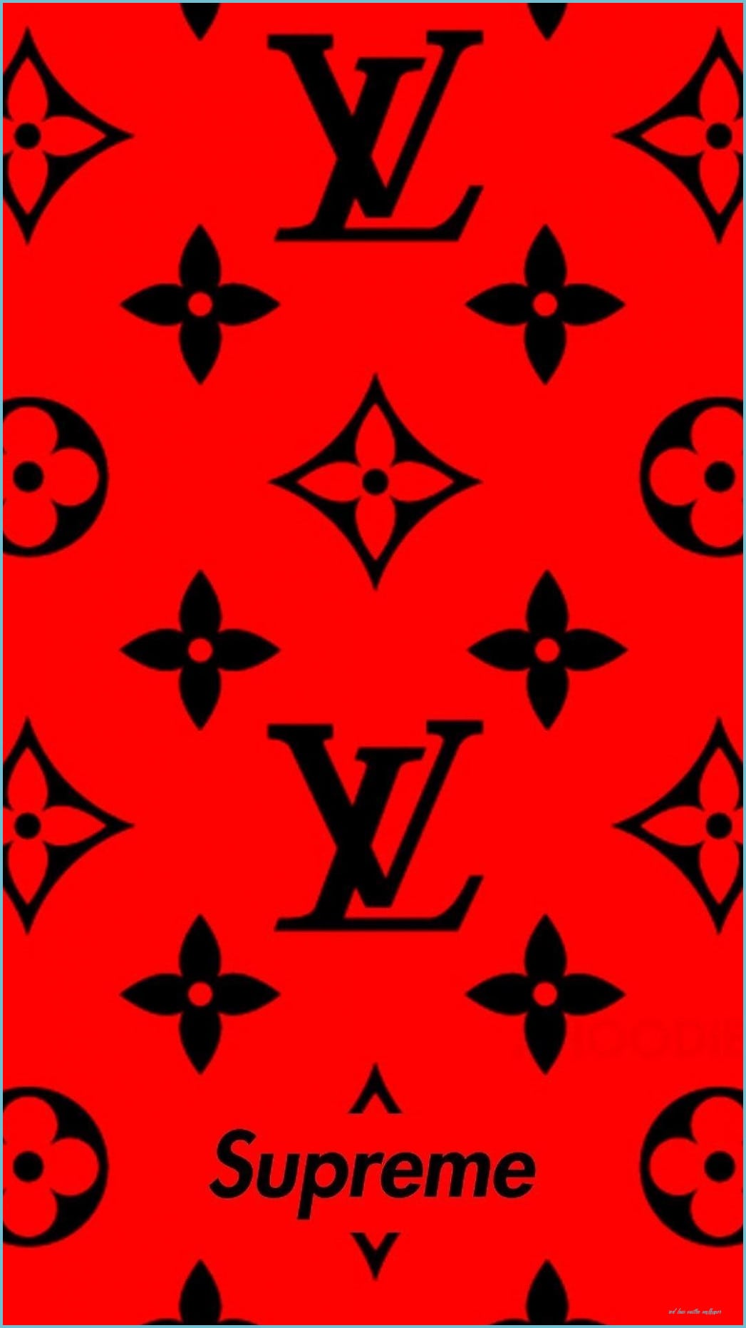 Download Supreme Louis Vuitton Aesthetic Background