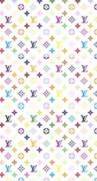 Rainbow Louis Vuitton Logo Wallpaper