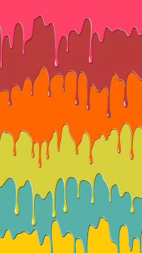 Colorful Drippy Wallpaper