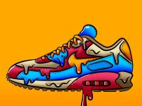 Drippy Shoe Wallpaper