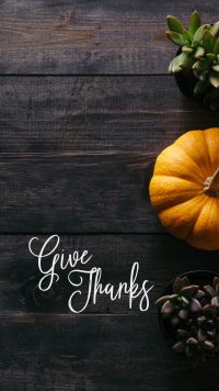 Give Thanks Wallpaper