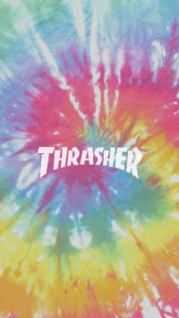 Thrasher Tie Dye Wallpaper