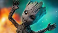 4K Baby Groot Wallpaper