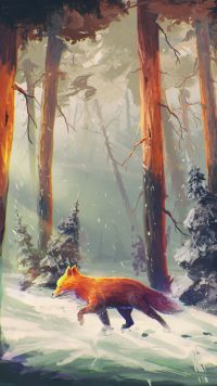 Aesthetic Fox Wallpaper 2