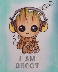 Baby Groot Cute Wallpaper