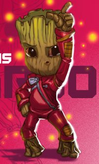 Baby Groot Dance Wallpaper