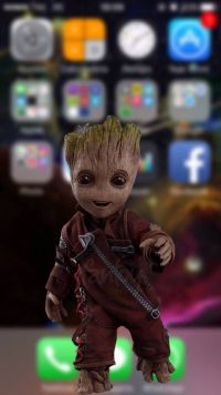 Baby Groot Lockscreens